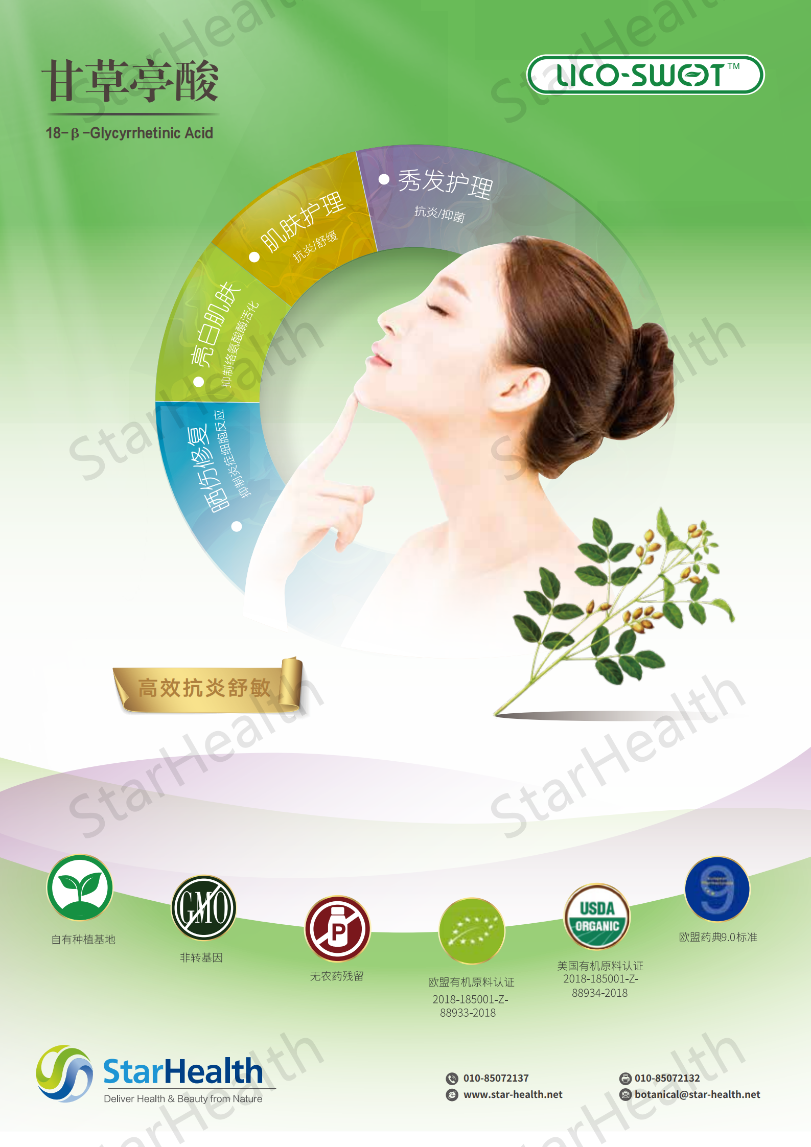 甘草亭酸18-β-Glycyrrhetinic Acid - Glycyrrhiza